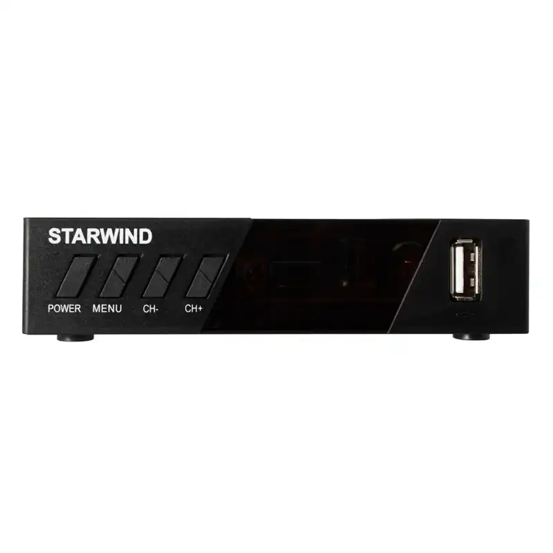 Ресивер DVB-T2 STARWIND CT-140, черный