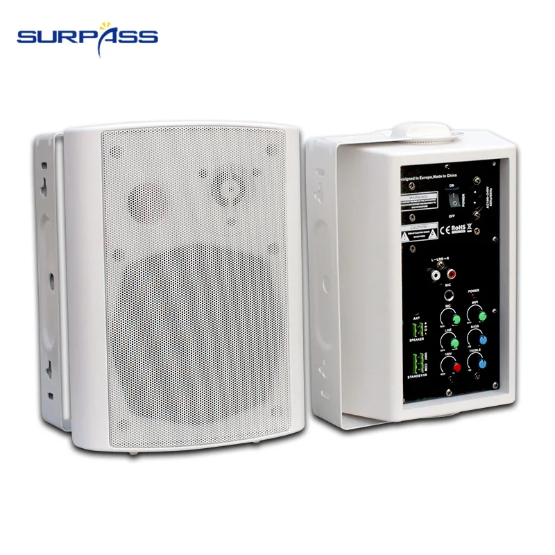 

Active Wall Speaker Built in Microphone and Amplifier Bluetooth Multifunction Active Wall Speaker