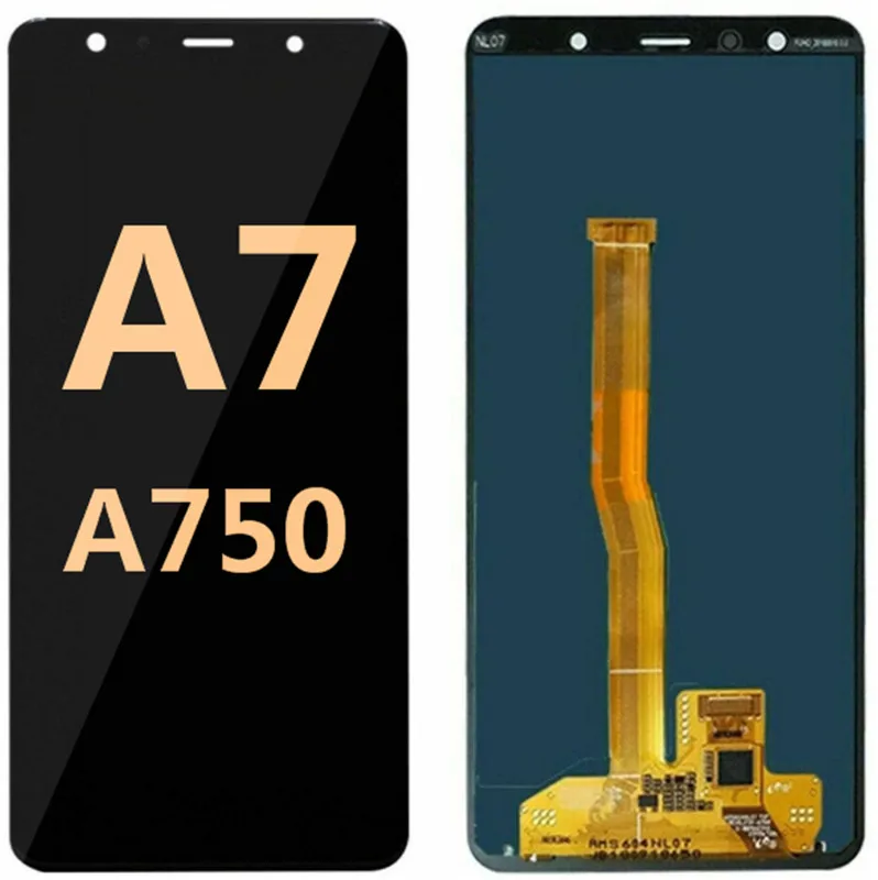 

Original For Samsung Galaxy A7 2018 A750 LCD with frame Display Touch Screen Digitizer Assembly Replace 100% Tested A750 lcd