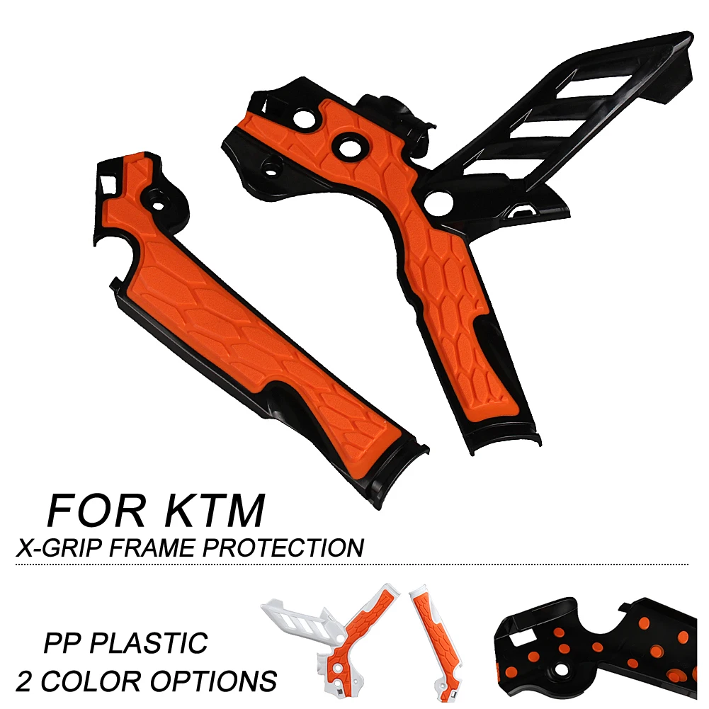 X-Grip Frame Protection Guard Cover For KTM EXC 125 200 250 300 EXC-F 250 350 450 500 2012- Dirt MX Motorcycle motorcycle screen protector motorcycle visor cover motorcycle sun visor cover motorcycle fork cover motorcycle tool box cover