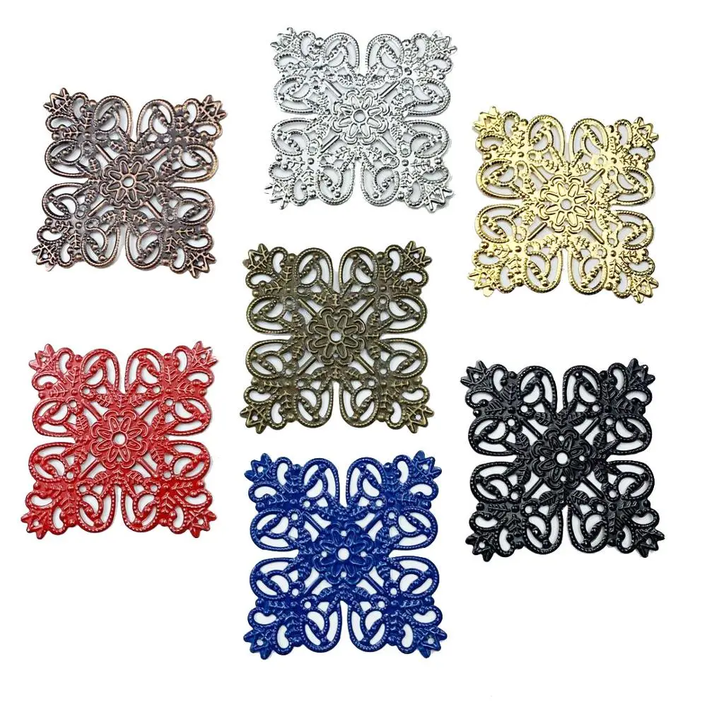 

10pcs 57mm Filigree crafts Embellishments Findings Jewelry Accessories cospaly ornaments cospaly
