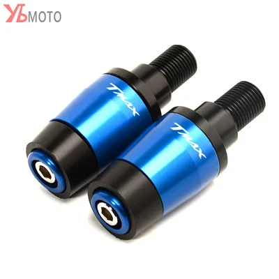 Blue Руль для мотоциклов Заглушки для рукоятки Ручка наконечники велосипедного руля для YAMAHA T max 530 Tmax 530 500 TMAX530 T-MAX530 SX DX - Цвет: Blue