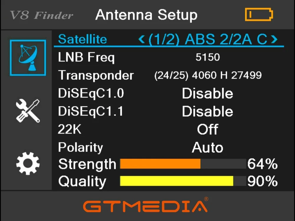 V8 прибор обнаружения-метр SatFinder цифровой спутниковый искатель DVB S/S2/S2X HD 1080 P приемник ТВ сигнала спутниковый декодер локатор