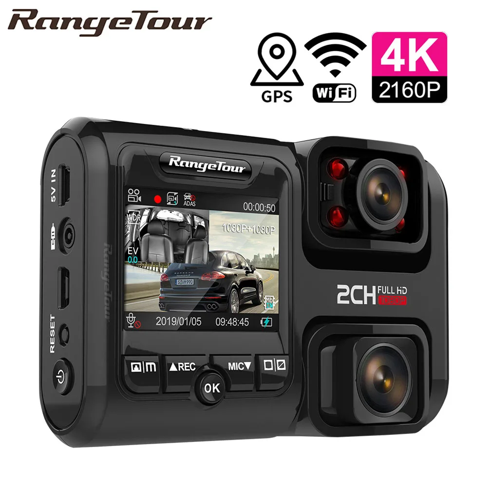Видеорегистратор Novatek D30H 4K 2160P Wi Fi GPS ночное видение|Видеорегистраторы| |