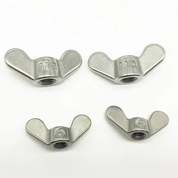 

Stainless Steel Wing Nut Screw Special-shaped Hand Tighten Thumb Butterfly Nuts Claw Nut Fasteners Parts Hardware M4-M24