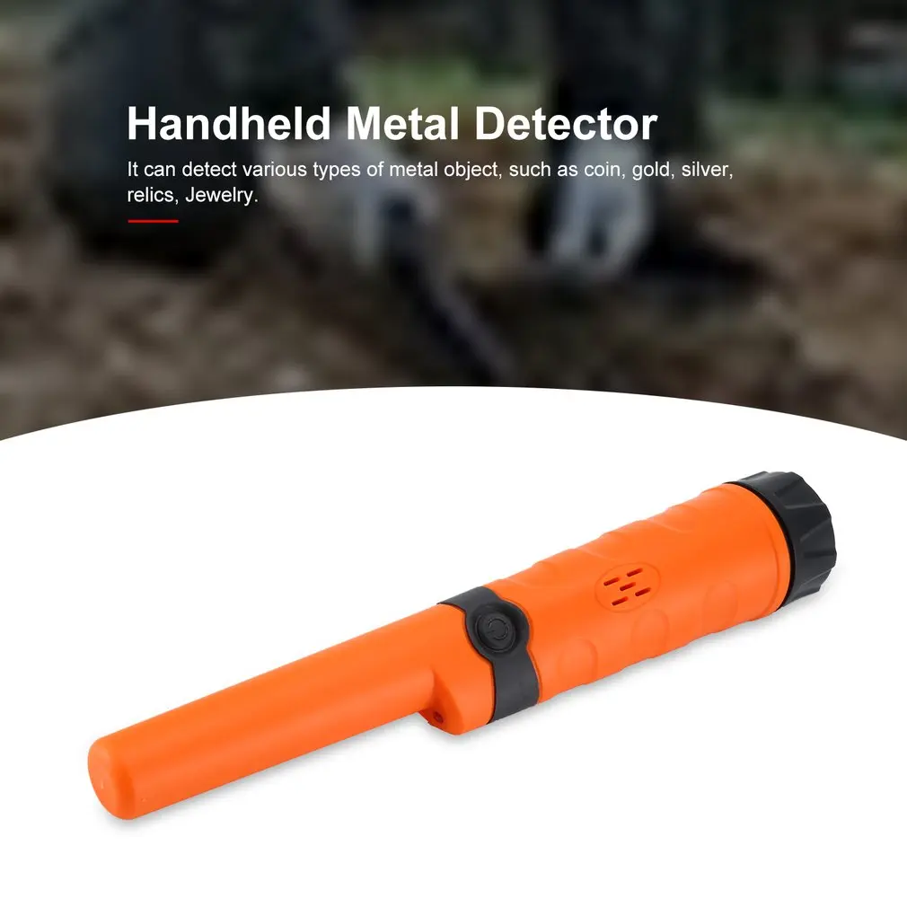 Handheld Pinpoint GP Hunter 360 Degree Detection Find Ring Detect Gold Metal Object Metal Detector Archaeological Treasure