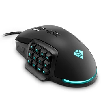 

USB RGB Wired Gaming Mouse 24000 DPI 16 Buttons Programmable Game Mice Backlight Ergonomic for Laptop PC Computer