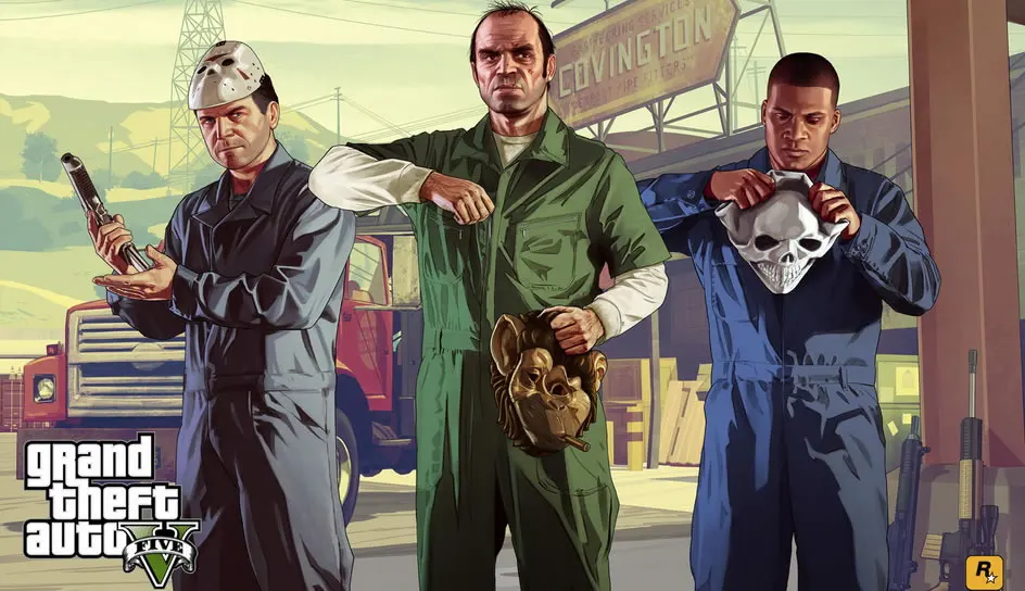 Grand Theft Auto V Art шелковая ткань для печати постер Game Hot Gta 5 изображений украшения стен