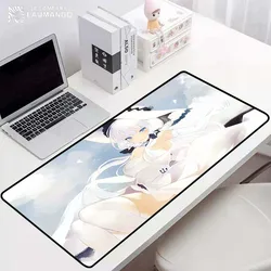 Azur lane grande tapete do computador do jogo do teclado e do mouse tapete do gamer tapete de tinta personalizado mousepad anime tapete protetor de mesa