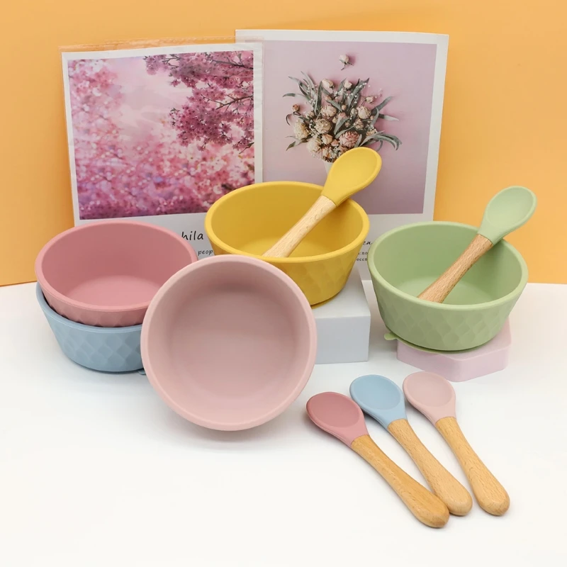 

3 шт., детская силиконовая чаша без бисфенола А