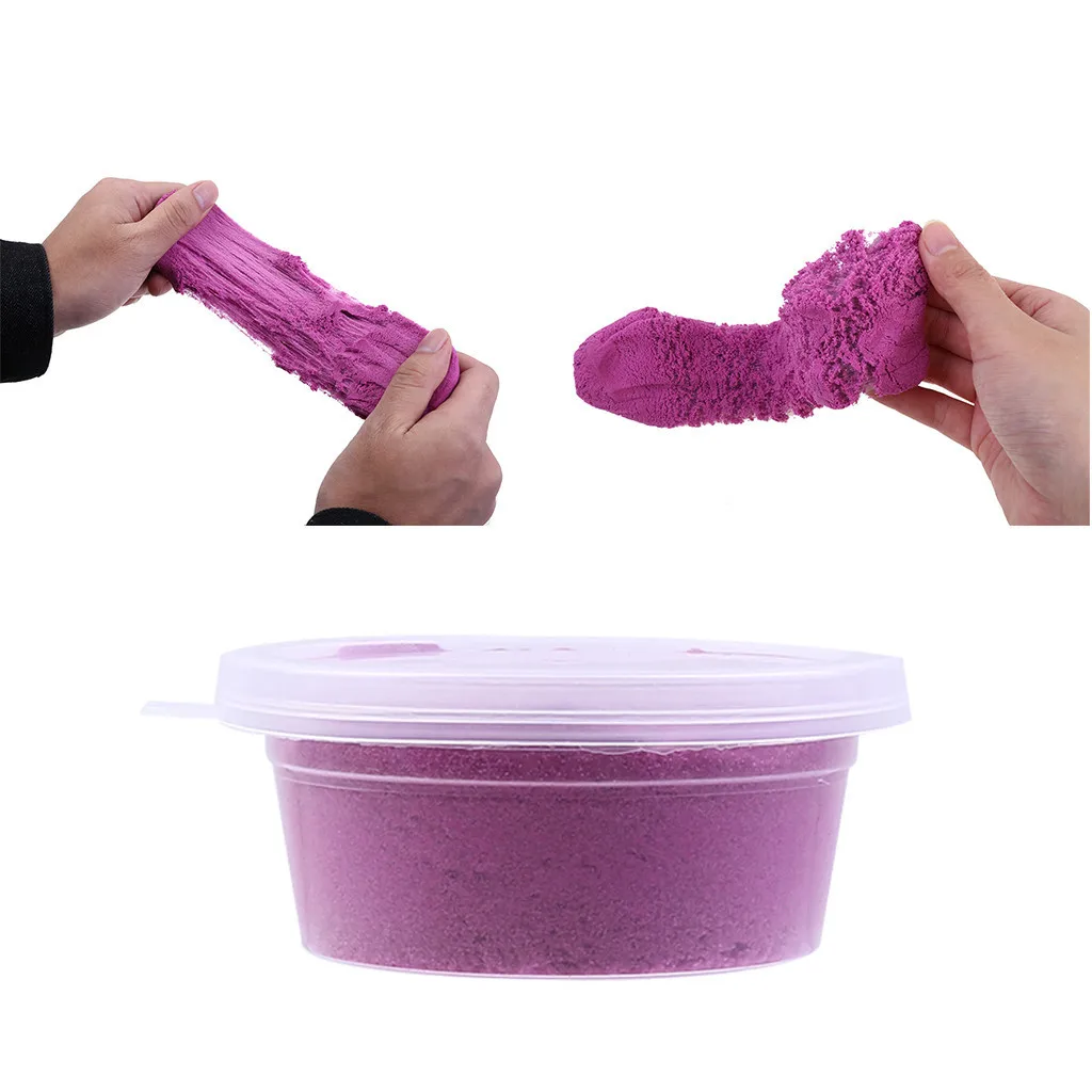 new DIY Cotton Candy Cloud Slime Soft Non-Sticky Sand Mud Toy slime charms decompressed cloud mud #B