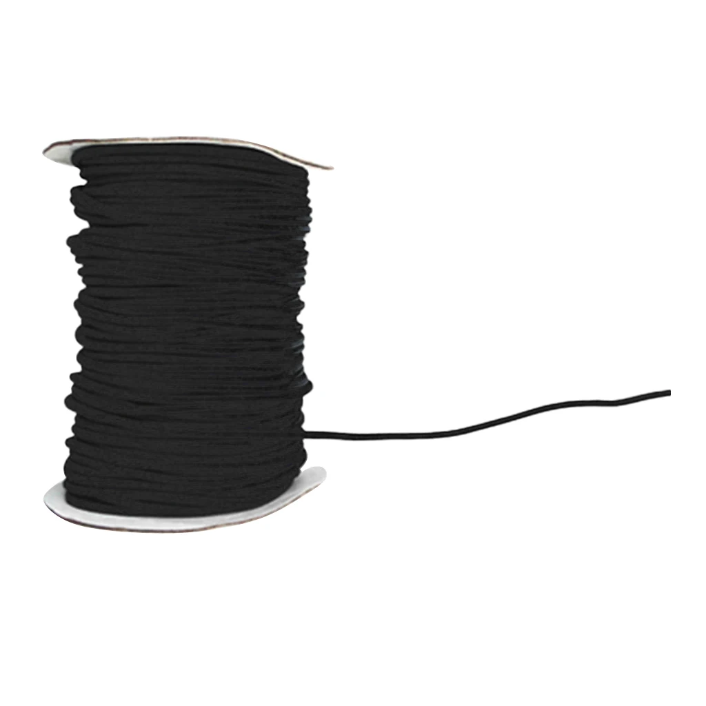 4mm x 10m High Tenacity Elastic Bungee/Shock Cord Tie Down Marine Rope Black
