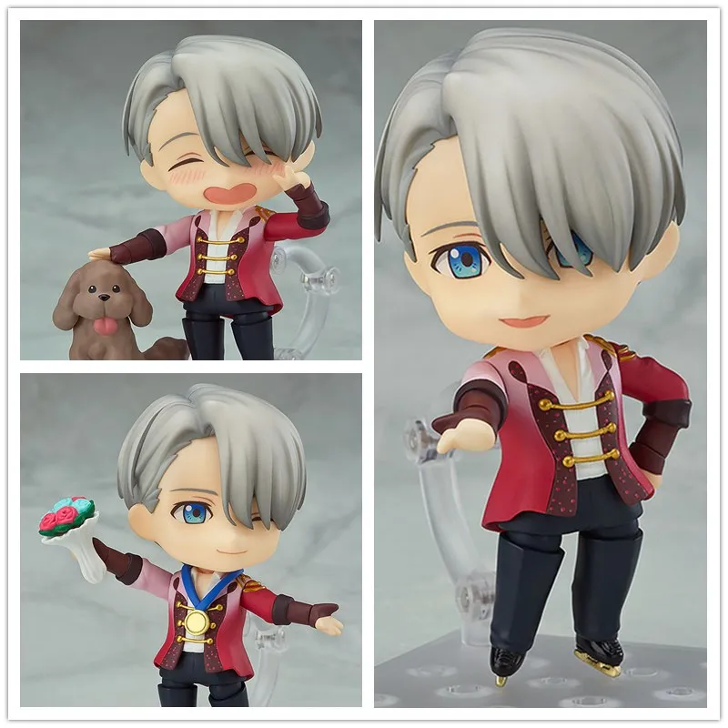 Фигурка YURI on ICE из аниме Новинка 10 см 741 # Victor Nikiforov японская мультяшная фигурка ПВХ
