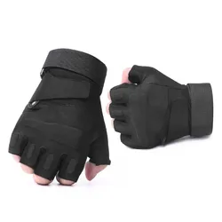 2021NEW Army Tactical Fingerless Military Half Finger Gloves For Men Airsoft Bicycle Shooting Antiskid Protection rekawiczki