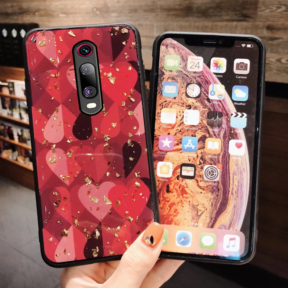 XinWen Red love блестящий чехол на заднюю панель телефона, чехол, чехол для xiaomi mi 9 t pro mi 9 t 9 t mi 9 t my для xio mi силиконовые аксессуары