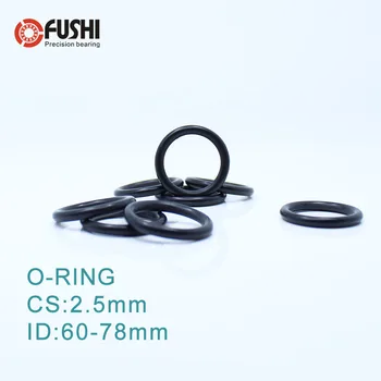 

CS2.5mm EPDM O RING ID 60/62/63/64/65/66/67/68/69*2.5 mm 20PCS O-Ring Gasket Seal Exhaust Mount Rubber Insulator Grommet ORING