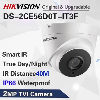 

Original Hikvision International Version 2mp HD 1080p EXIR Turret Camera DS-2CE56D0T-IT3F Day/Night Outdoor TVI/AHD/CVI/CVBS