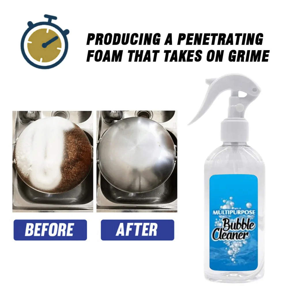 

Kitchen Grease Cleaner Multi-functional Cleaner Car Windshield Window Cleaning Foam Cleaner All-Purpose Bubble Cleaner
