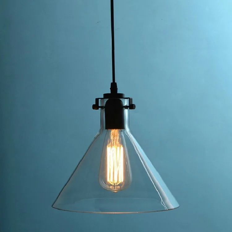 

Rustic Country Glass Light Pendant Lamp Hanging Lighting kitchen dining bar