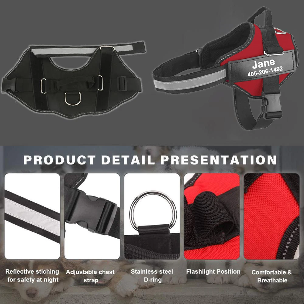 Dog-Harness-New-Personalized-Reflective-Breathable-Adjustable-Harness-Vest-For-Dog-ID-Custom-Patch-Outdoor-Walking (1)