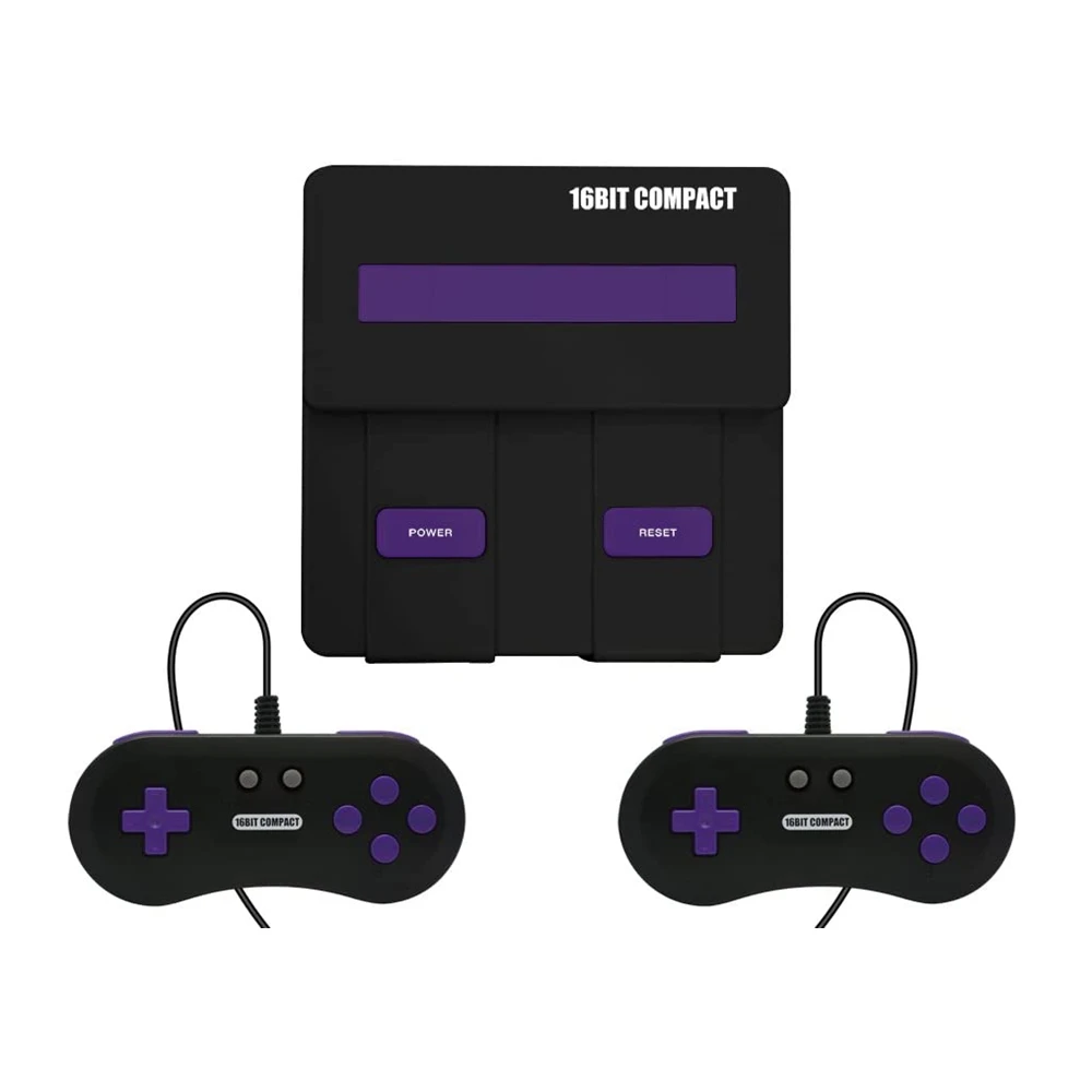 16 битная компактная ретро система для ТВ и видеоигр SNES/SFC|Игровые консоли| |