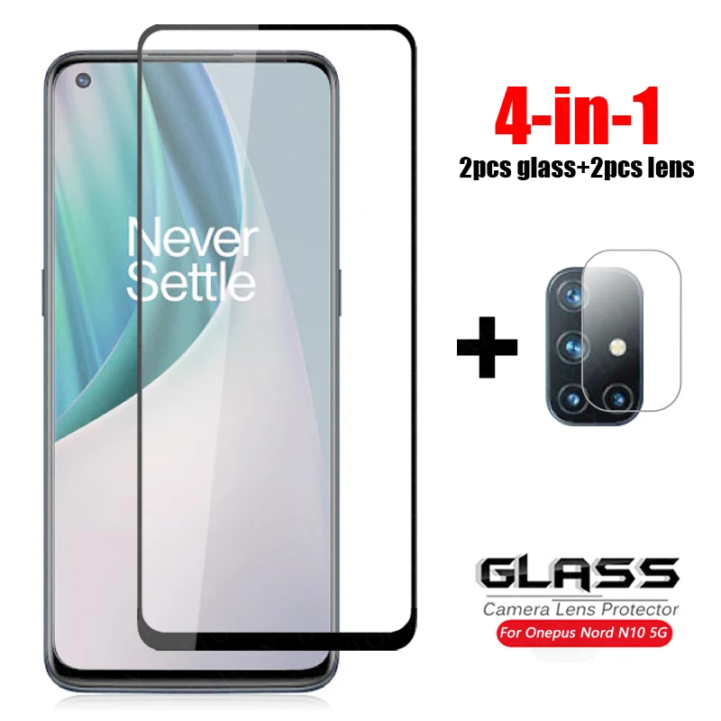 4-в-1 для стекла Oneplus Nord N10 5G Закаленное стекло One Plus N100 Защитная пленка объектива