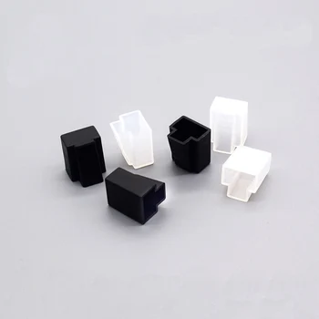 

OULLX RJ45 Ethernet Connector Cust Cover Network Plug Cover Cap Hat for Cat5e Cat6 Cat7 Protector Plug Case