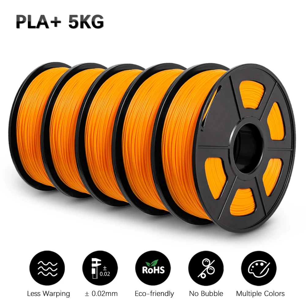 SUNLU PLA Filament 1.75mm 5 Rolls Of 3D Printer Filaments to PLA 3D Printing Materials 5pcs/set 3d Filament PLA PLUS bulk pla filament 3D Printing Materials