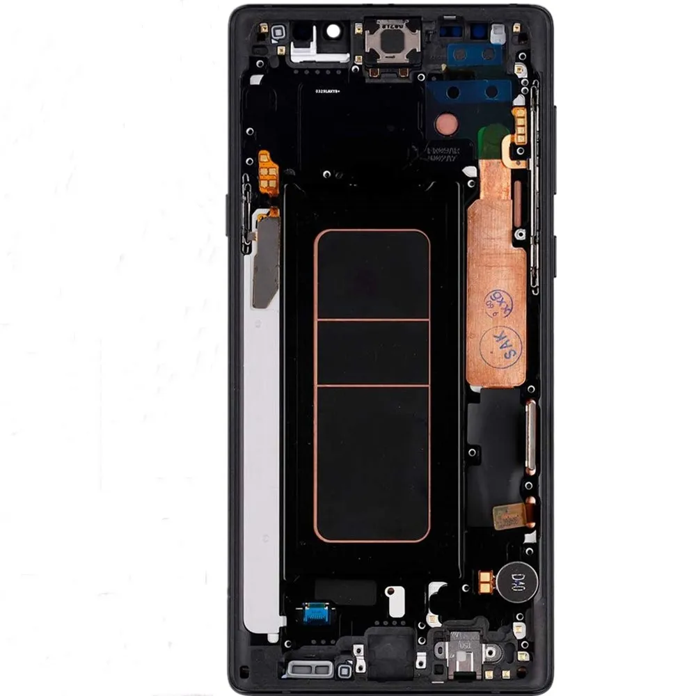 SUPER AMOLED 6 4 ''ЖК дисплей с рамкой для SAMSUNG GALAXY Note 9 Note9 N960D N960F сенсорный экран