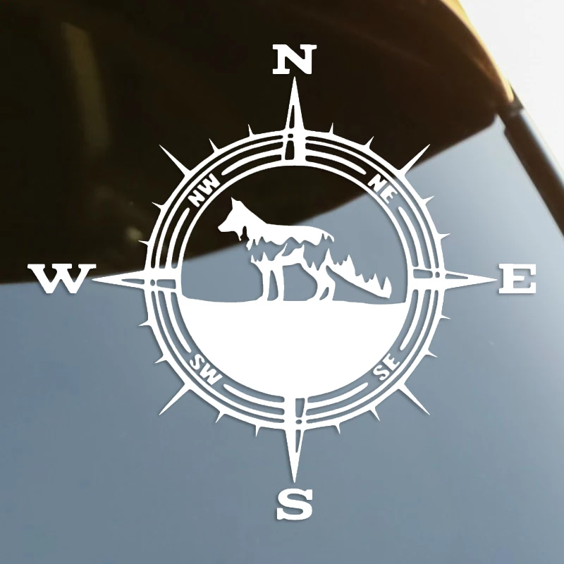 

Fox Die-Cut Vinyl Decal Car Sticker Waterproof Auto Decors on Car Body Bumper Rear Window Laptop Choose Size #S60169