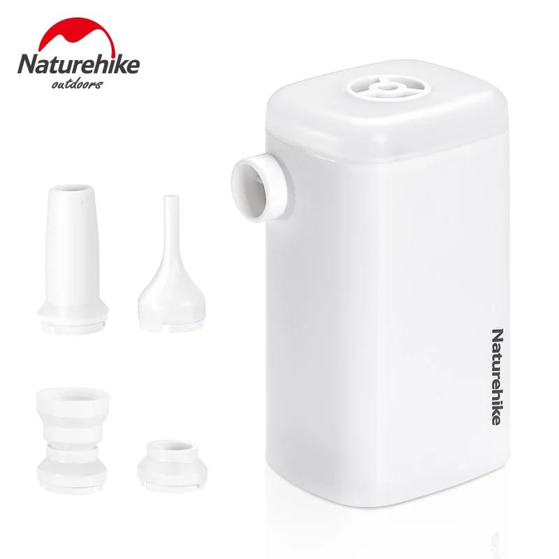 Naturehike Inflatable Mat Air Pump 3 in 1 Camping Multi-function Mini Charging Treasure Lighting Po