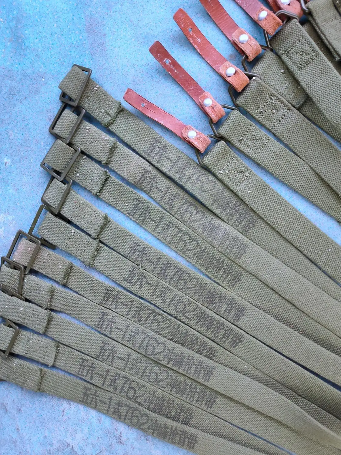Military Equipment Military Sling Strap 10PCS ORIGINA SURPLUS MILITARY Gear CHINESE PLA TYPE 56 AK CANVAS SKS SLING OLD