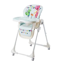 Экспорт Многофункциональный Детский обеденный стул светильник складной детский обеденный стул портативный детский стул столовая