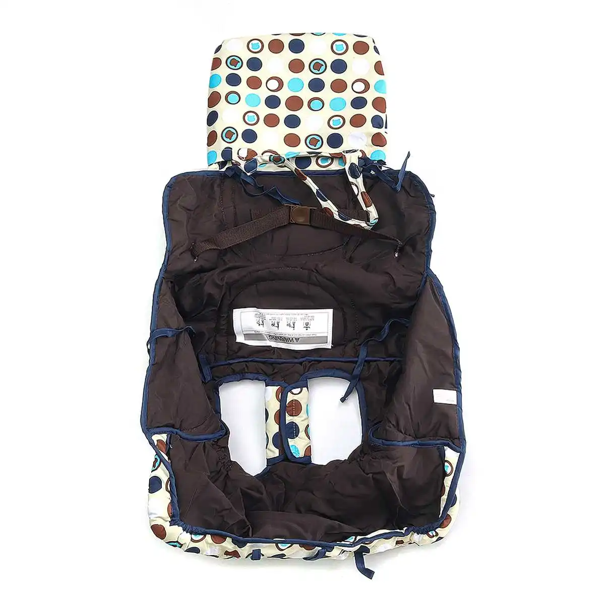 Multifunctional Baby Shopping Trolley Cover Fold Pattern Shopping Cart Pad Soft Comfortable Safety Cushion for Baby Toddler