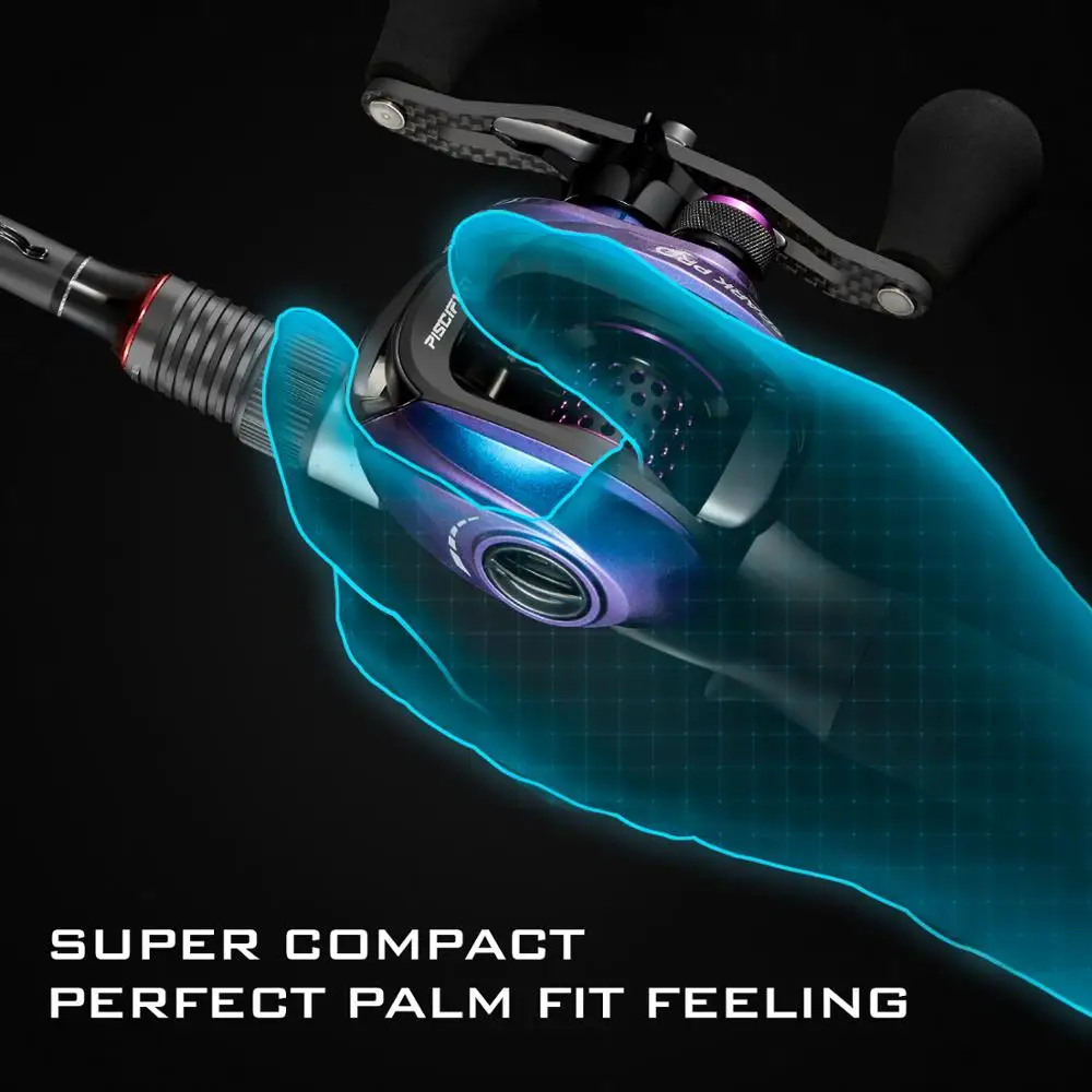 Катушка для спиннинга Piscifun Spark Pro 7 5 кг 11 + 1 шарикоподшипников Магнитная Тормозная
