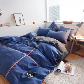 

YITUN Sanding Textile A/B Side Bedding Set Queen/King/Twin/Single iclude Duvet Cover Bed Cloths Sheets/Fit Pillowcases Comforter