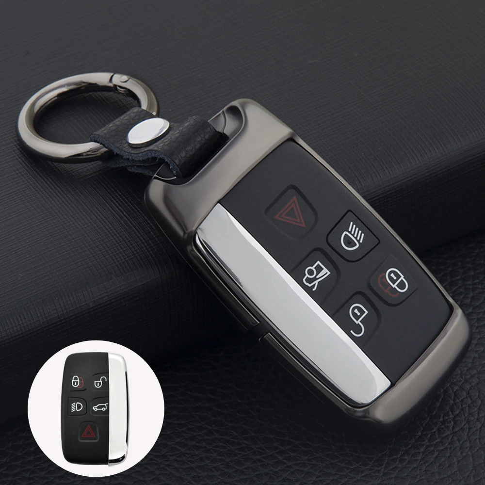 Новинка Набор чехлов для ключей из цинкового сплава Land Rover Range Sport Evoque Freelander2 Jaguar XF