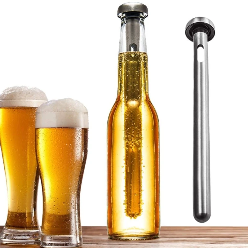 

Stainless Steel Beer Chiller Stick, Beer Bottle Cooler Stick,Ice Cooling Beer Stick