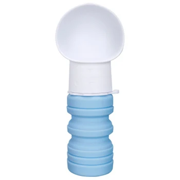 

Pet Accompanying Cup Pressing Water Transparent Portable Pet Water Cup Outdoor Cat and Dog Water Dispenser