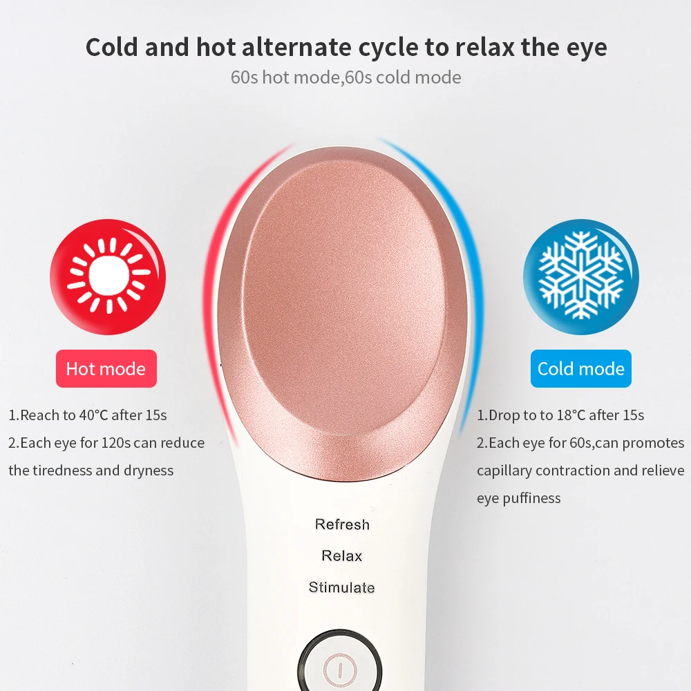 Electric Eye Meter Eye Massager Hot & Cold Vibration Massager Eye Lifting dark circles eye bags edema Wrinkle Remover Eye Tool