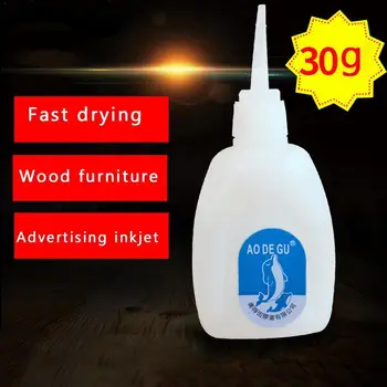 

30g Super Liquid Glue 502 Instant Quick-drying Cyanoacrylate Metal Bond Adhesive Glass Leather Strong Rubber Glue A8H8