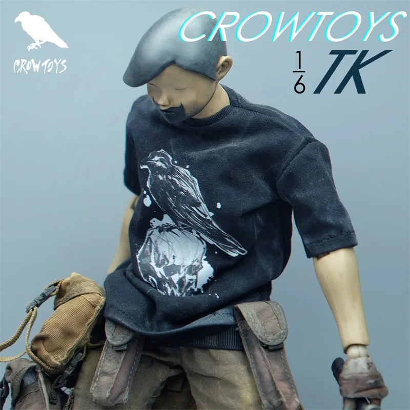 

Лидер продаж, CROWTOYS 1/6th, короткий рукав, старый грязеотталкивающий эффект без тела, для 12-дюймовой фотоколлекции