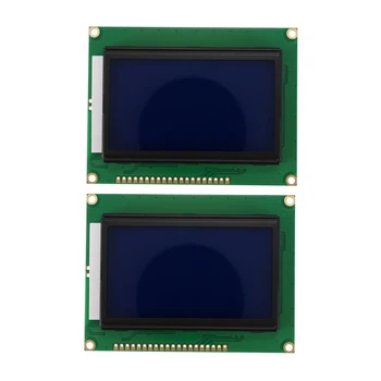 

128x64 DOTS LCD Module 5V Blue Sn 12864 LCD with Backlight ST7920 Parallel Port LCD12864