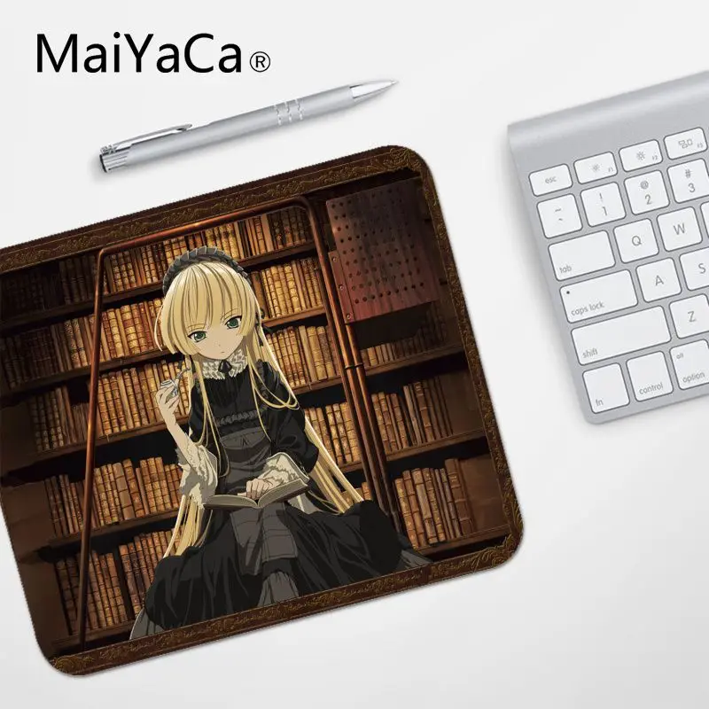 No Lock Edge18x22cm MaiYaCa Gosick The Geek Clinic индивидуальные коврики для мыши Компьютерные Аниме Коврик для мыши и ноутбука резиновый ПК компьютерный игровой коврик для мыши - Цвет: No Lock Edge18x22cm