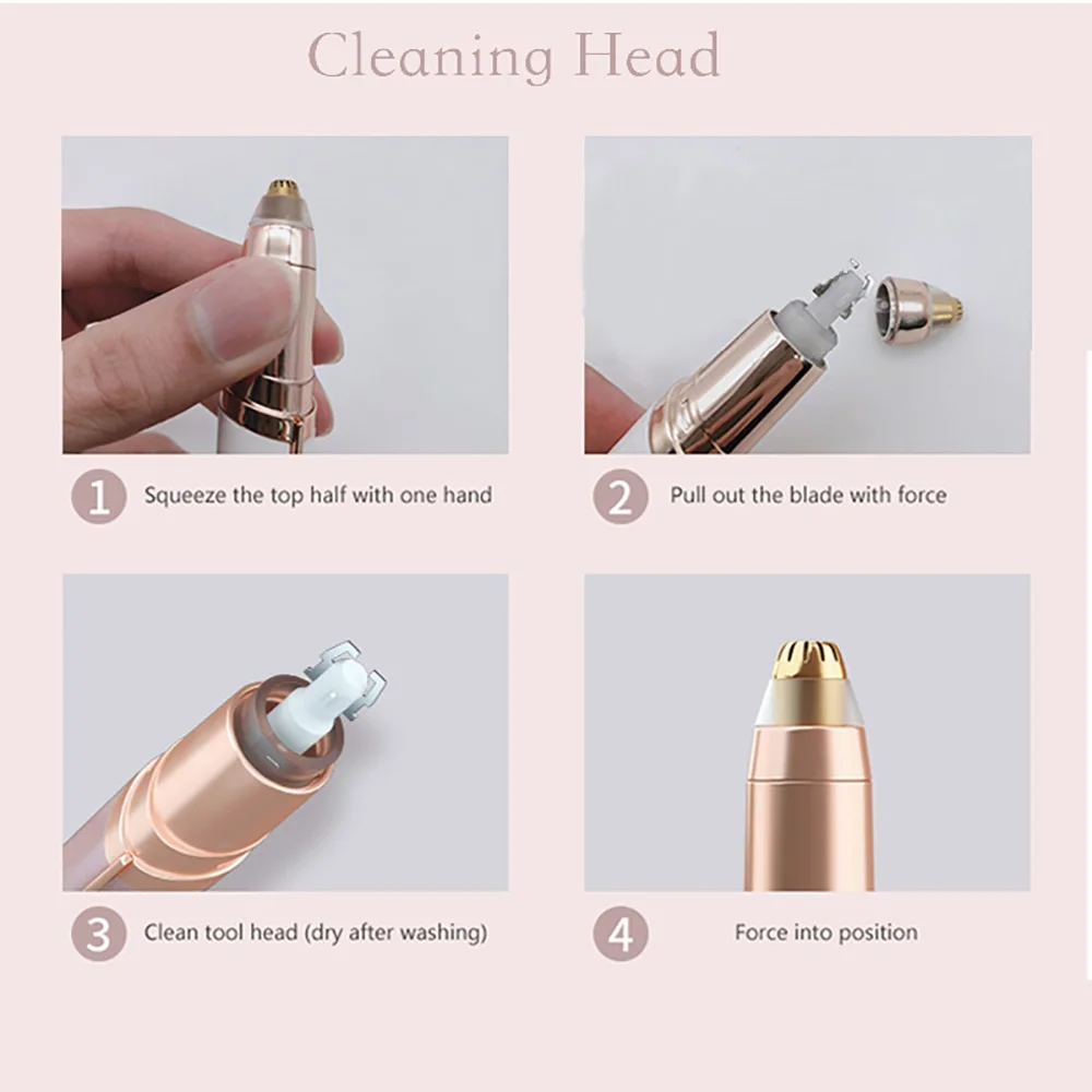 Мини-эпилятор для бровей, USB зарядка, стильный эпилятор, средство для снятия макияжа бровей, бритва для мгновенного бритья, триммер для бровей depilador de cejas