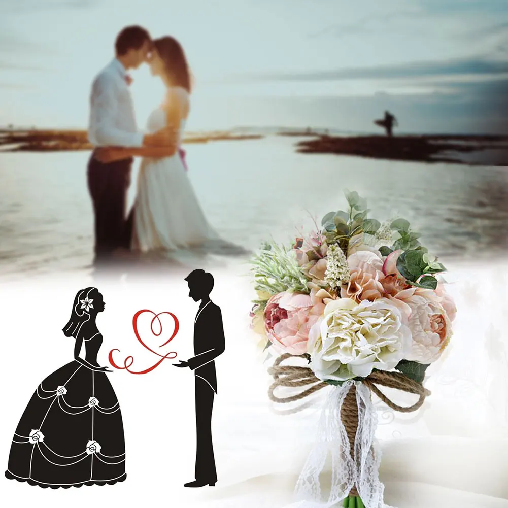 Элегантный свадебный букет аксессуары для невесты Простые Дизайнерские вечерние принадлежности