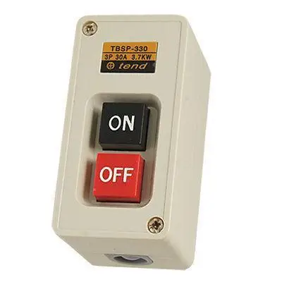 

AC 380V 30A ON OFF Three Phases Push Button Switch Box