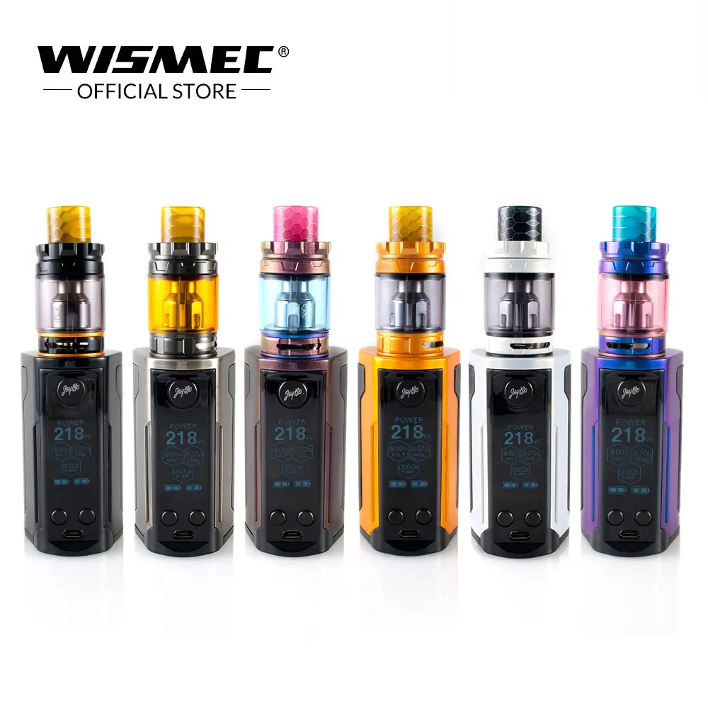 Beste Originele Wismec Reuleaux Rx GEN3 Dual Mod Doos 230W Met Gnome King Tank 5.8 Ml Elektronische Sigaret Vape Mod Kit