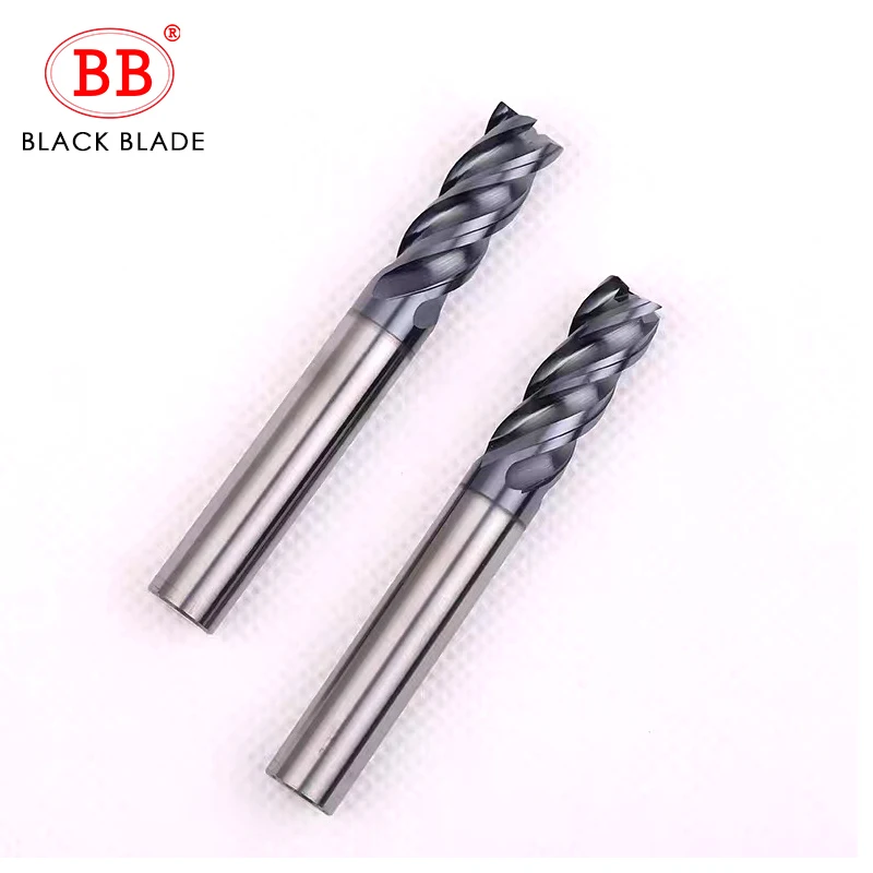 BB Stainless Steel Solid Carbide End Mill CNC Machining Tool Titanium Alloy Cutter BK4055 6mm