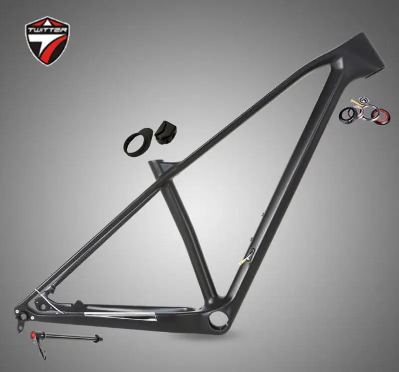 

Mtb Carbon Frame TWITTER M10 29er 27.5 Boost Thru axle 12x148mm 650B T1000 Matte Black Mountin Bike Frames 29x2.2 Tire